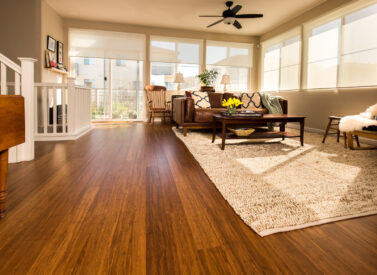 Bamboo Floor Living Room Warm Bamboo Flooring