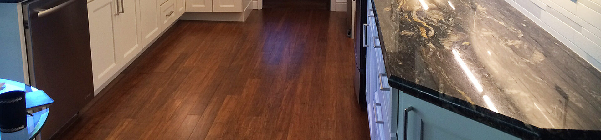 Mathis bamboo kitchen floor