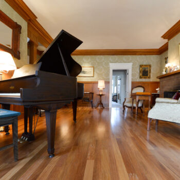 Elegant Cumaru Music Room Floor