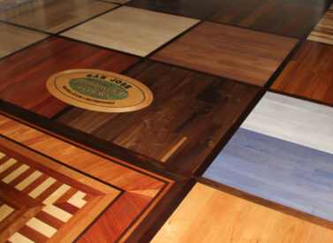 Custom inlay floor