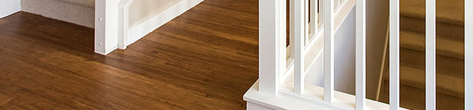 Bamboo flooring carpeted stairs efh