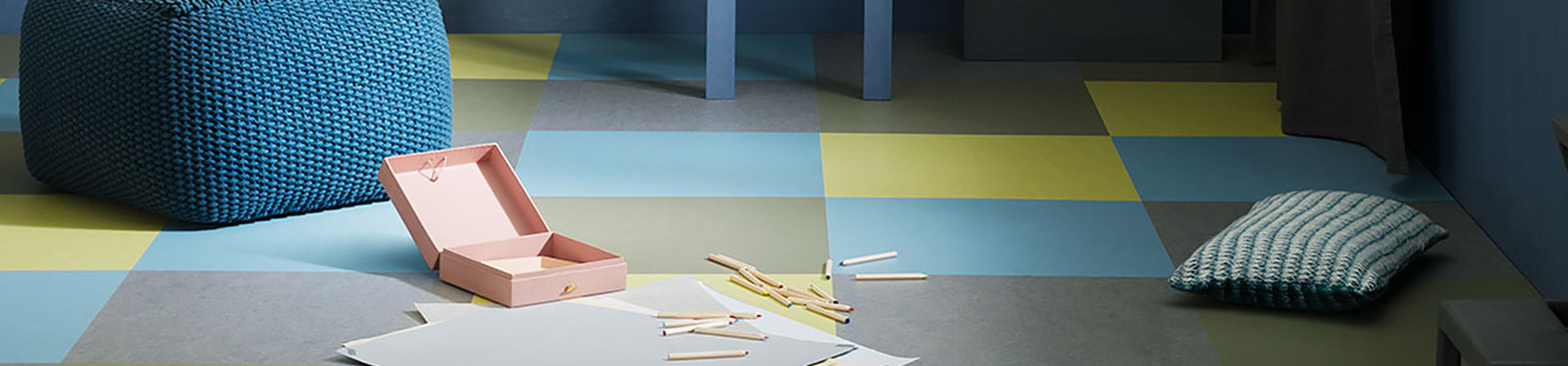 Forbo marmoleum click playroom